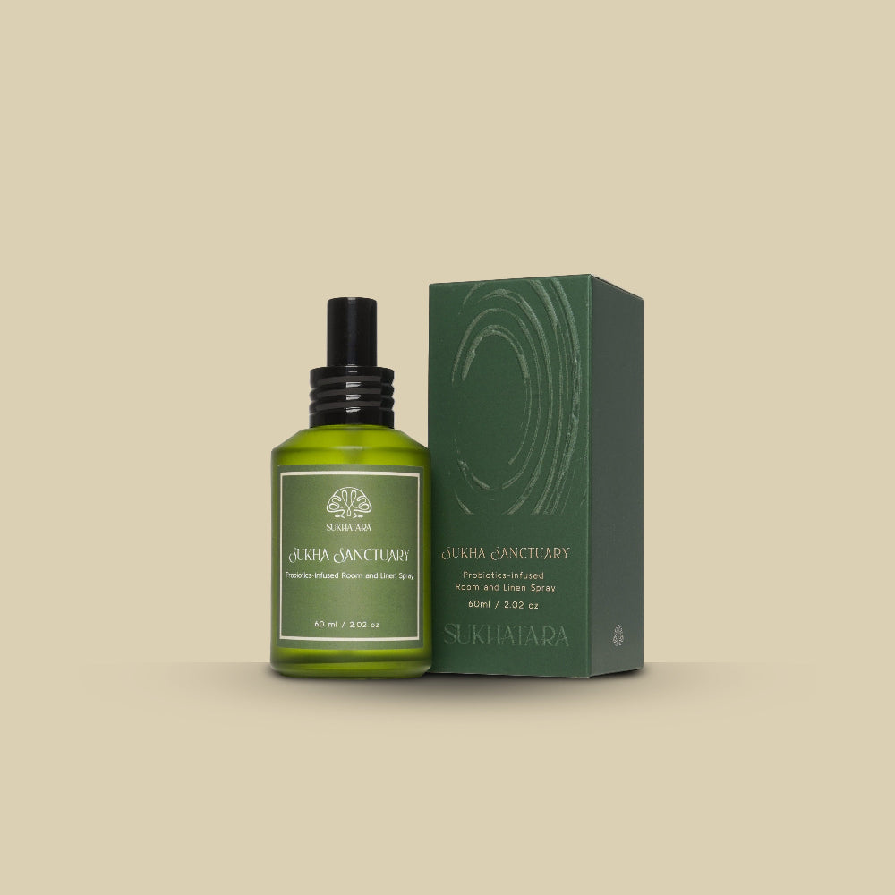 Sukha Sanctuary Probiotics-infused Room and Linen Spray