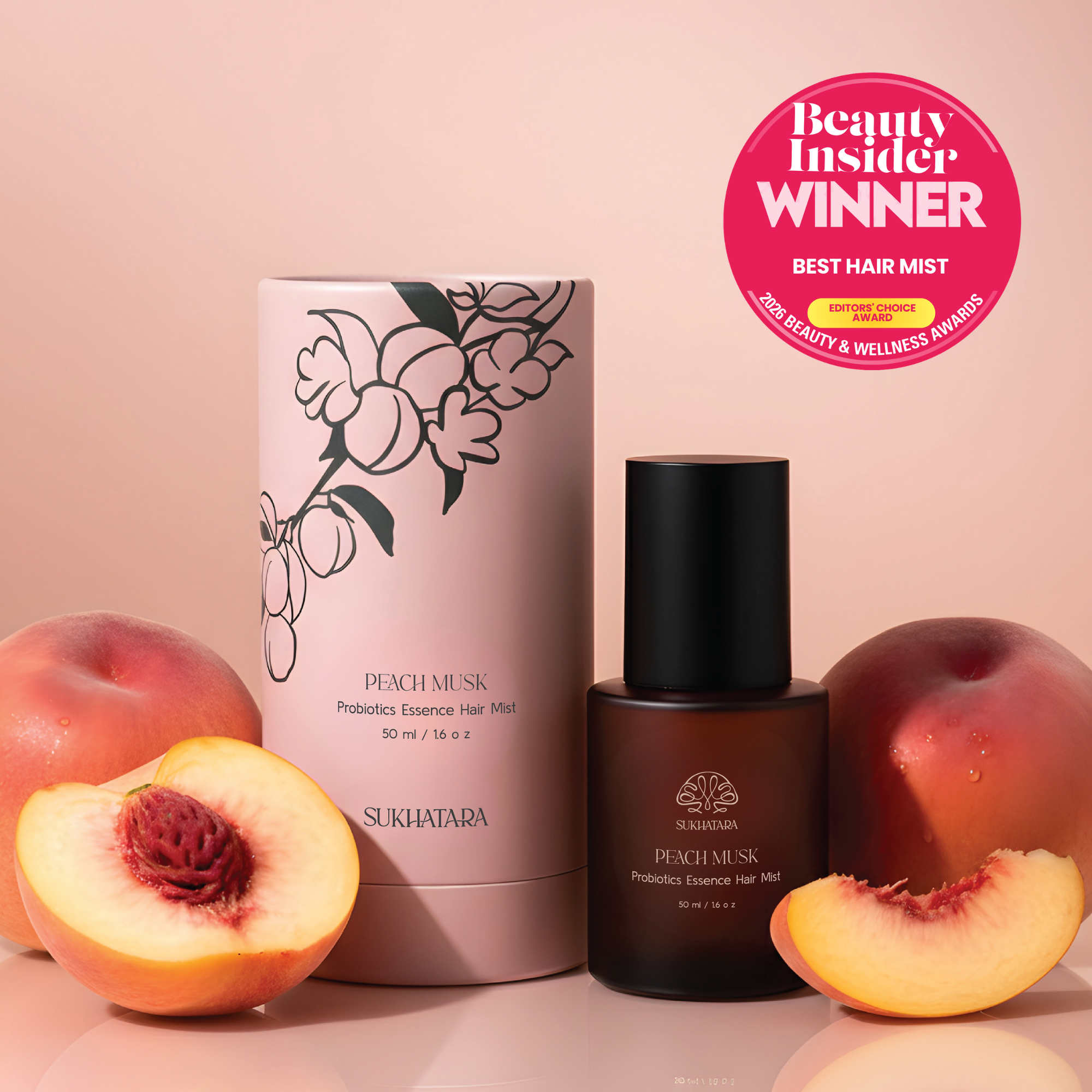 Peach Musk Probiotic Hair Mist | SUKHATARA